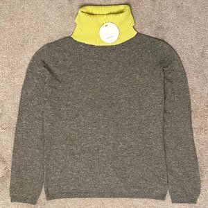 Women’s Pure Cashmere Turtleneck Sweater Size XL Made In Italy